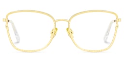 Ronan Rectangle Gold Glasses0