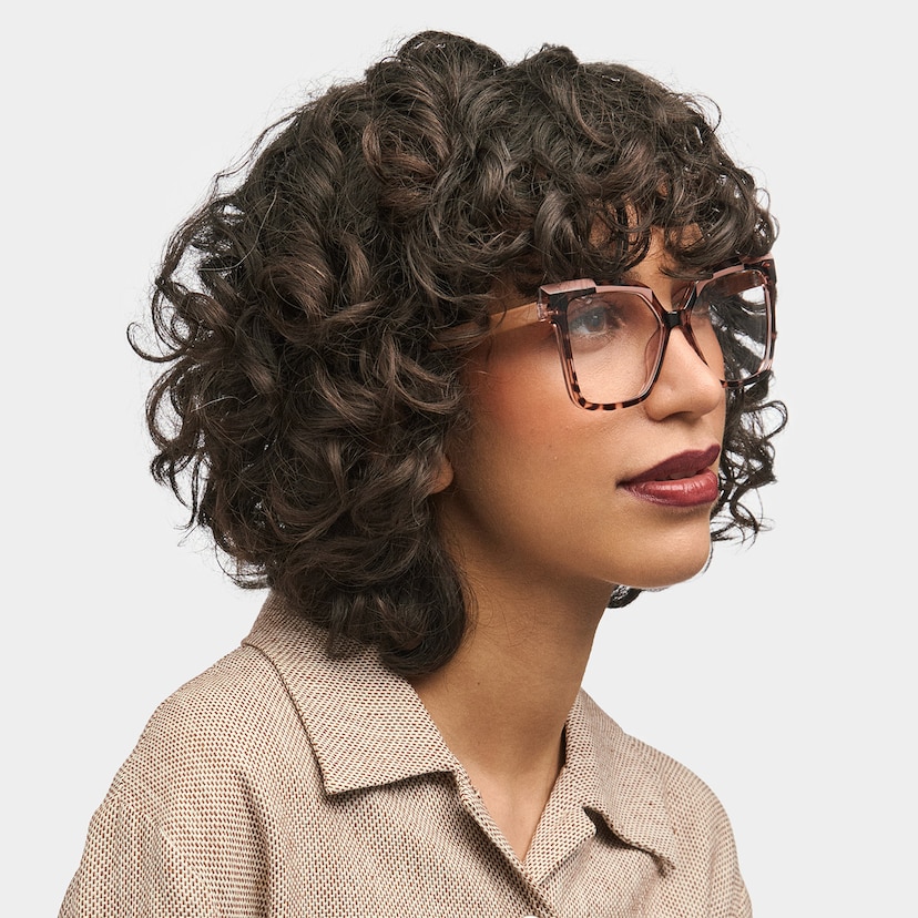 Square Eboney Tortoise Frame Glasses Deals -Zeelool Optical