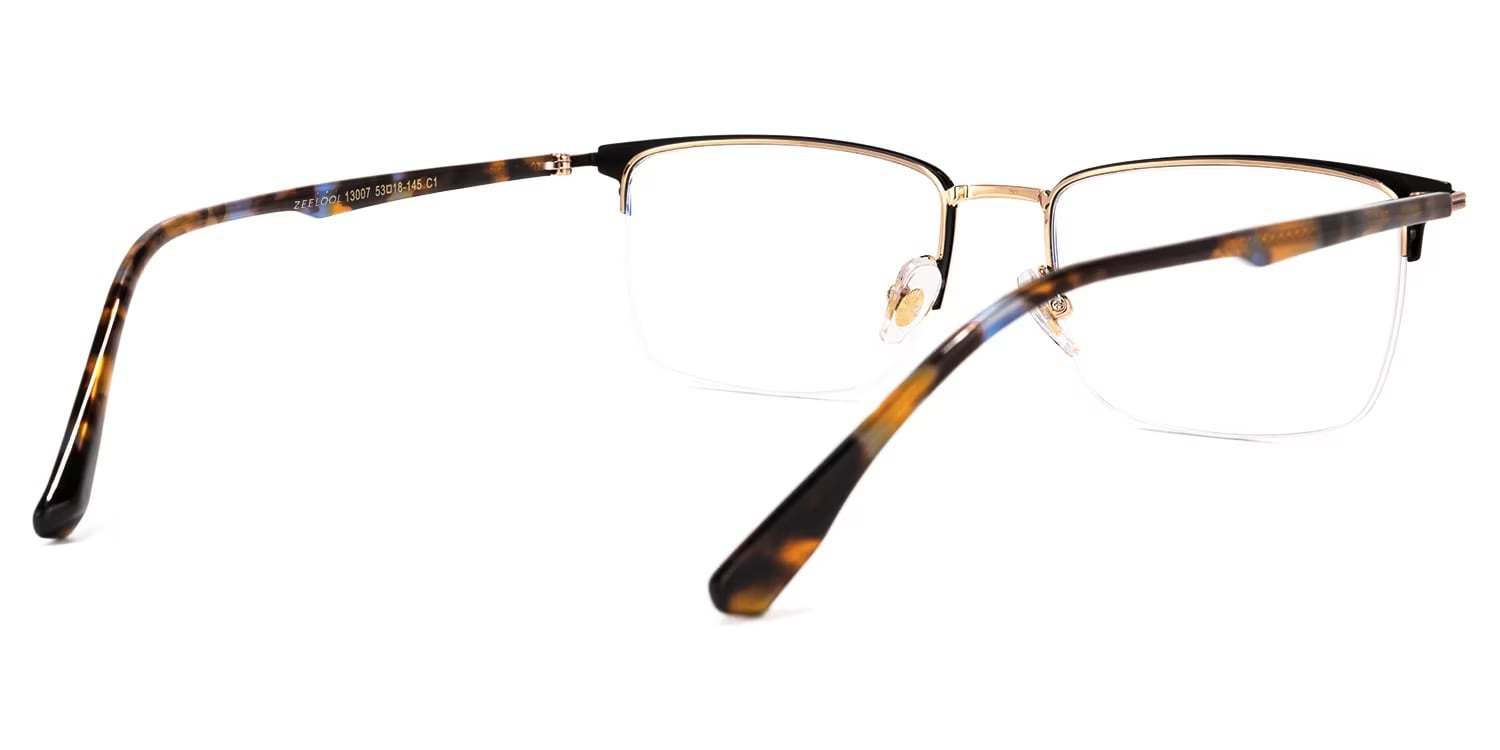 Simms Square Black Glasses3