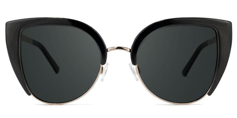 Brewer Black Cat eye Sunglasses