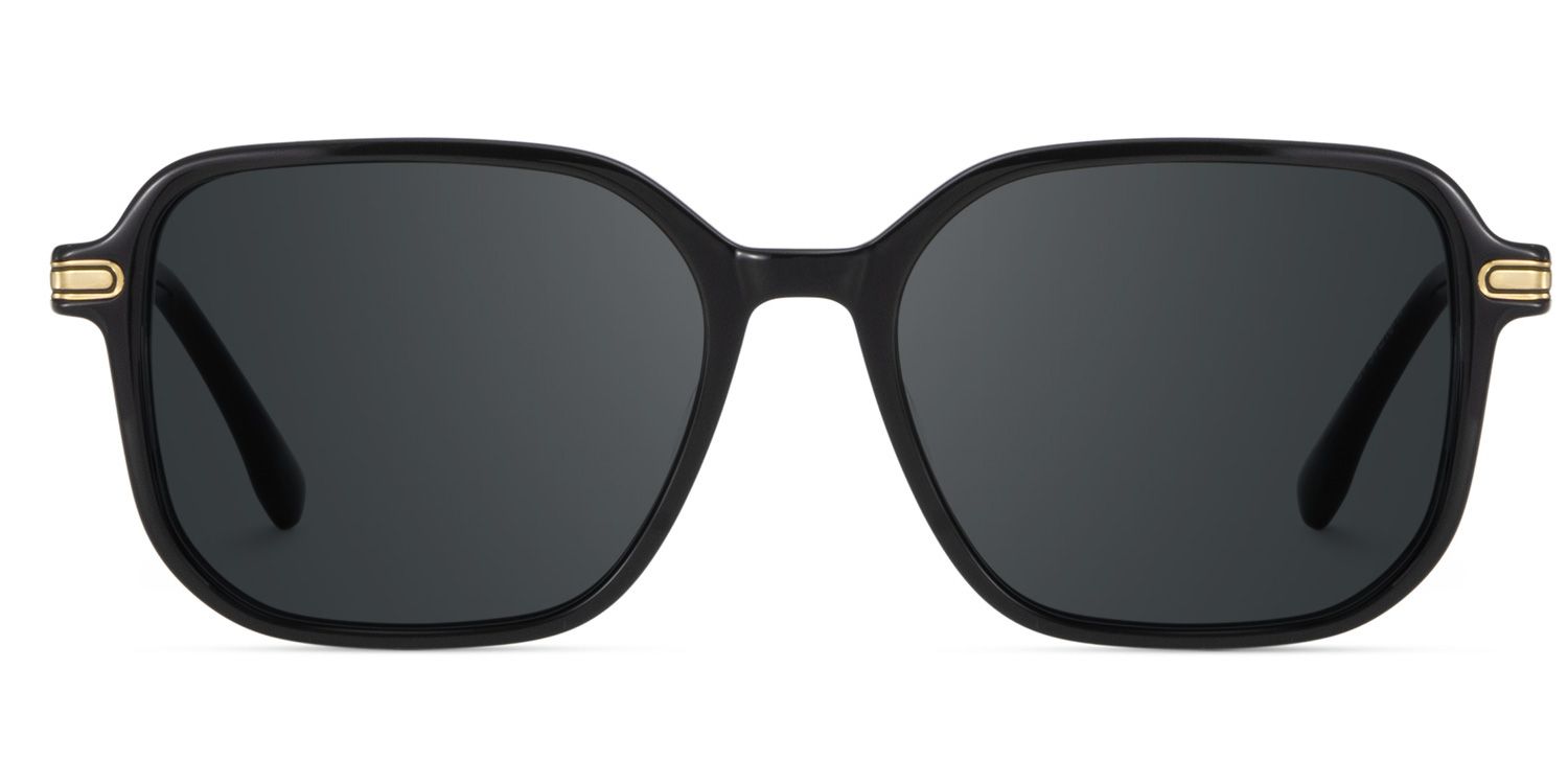 Jetson Black Rectangle Sunglasses Online | Zeelool0