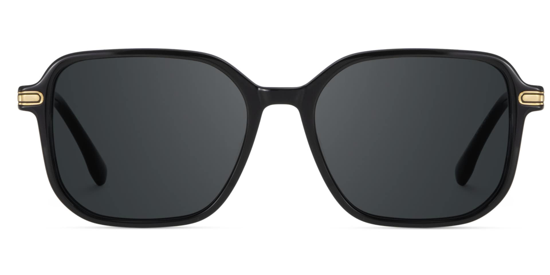 Jetson Black Rectangle Sunglasses Online | Zeelool0