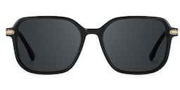 Jetson Rectangle Black Sunglasses0
