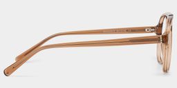 Drew Clear Brown Aviator Glasses5