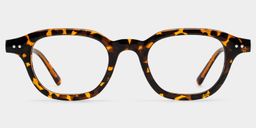 Amber Square Tortoise Glasses1