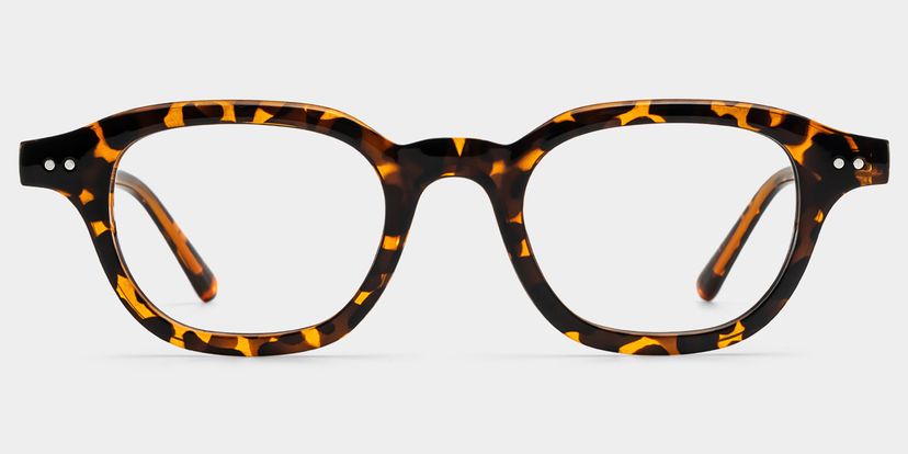 Amber Square Tortoise Glasses