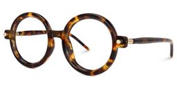 Rahman Round Tortoise Glasses1