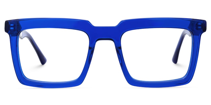 Leblanc Rectangle Blue Glasses