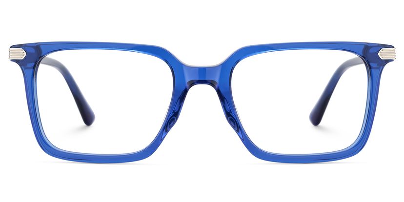 Goveo Rectangle Blue Glasses