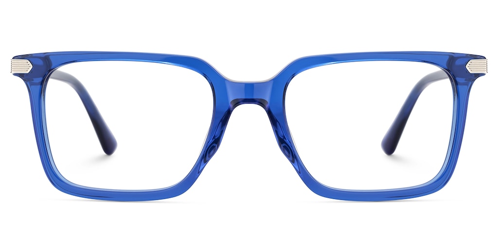 Goveo Rectangle Blue Glasses