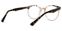 Jumesha Round Beige Glasses3