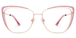 Lorenzen Cateye Pink Glasses0