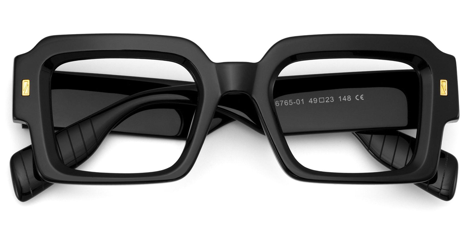 Bobbee Square Black Glasses | Zeelool Glasses3