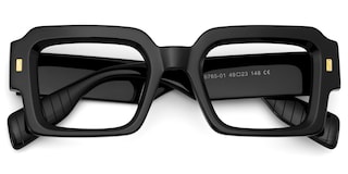Bobbee Square Black Glasses3