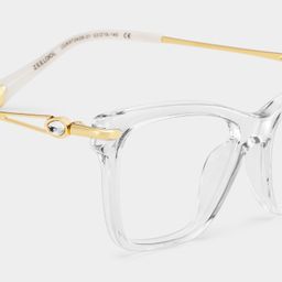 Amelia Cat eye Clear Glasses8