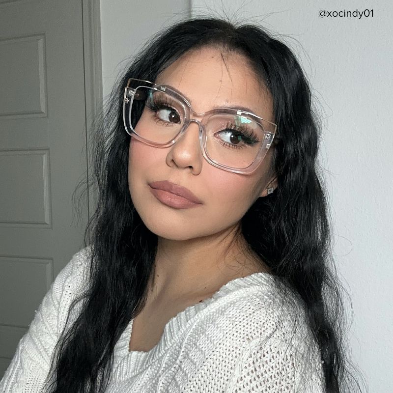 Dortch Square Clear Glasses | Zeelool Glasses4