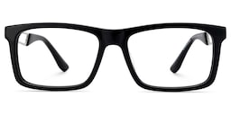 Osvaldo Rectangle Black Glasses1