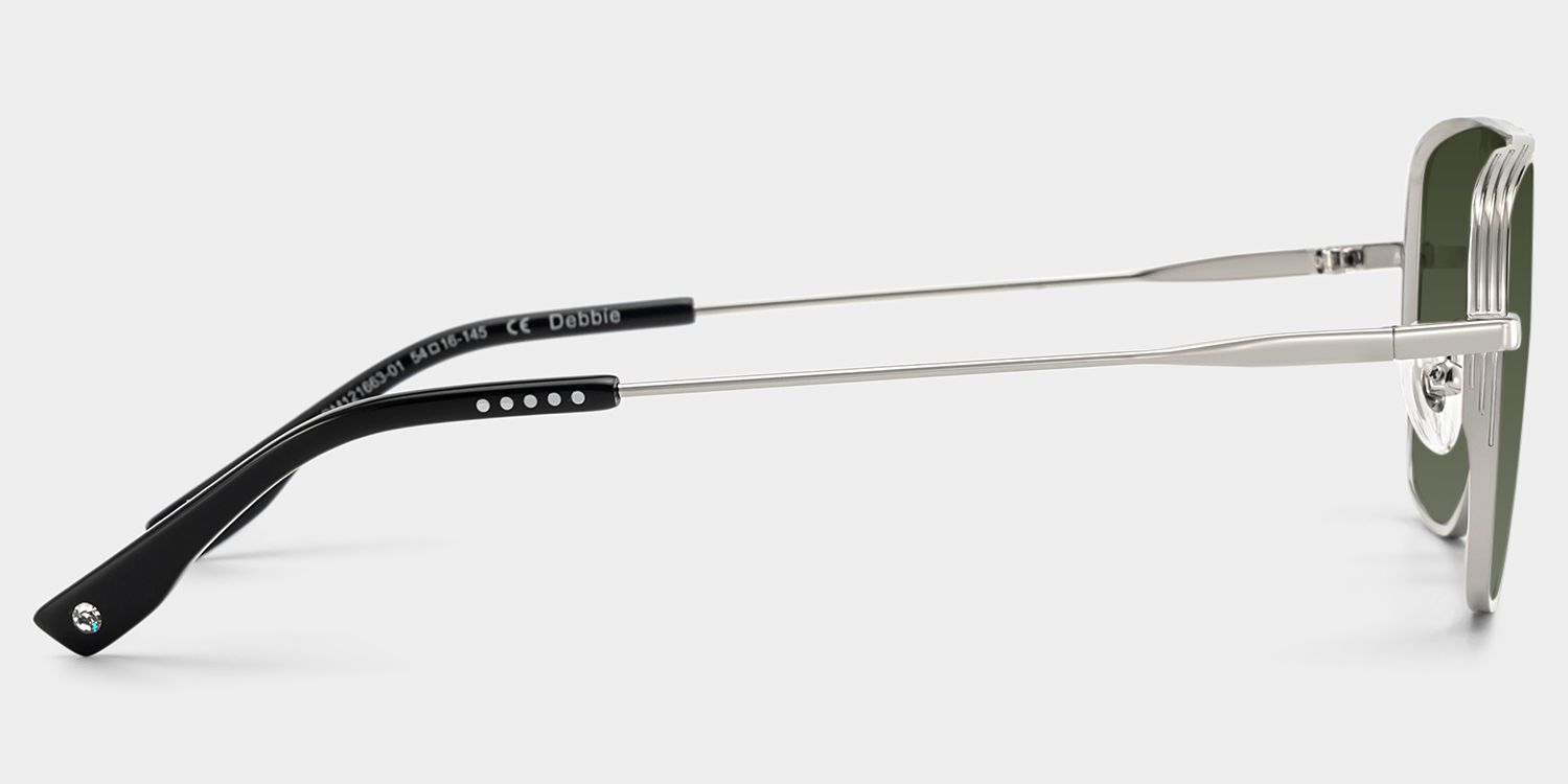 Debbie Silver Metal Aviator Sunglasses | ZEELOOL x Prabal Gurung