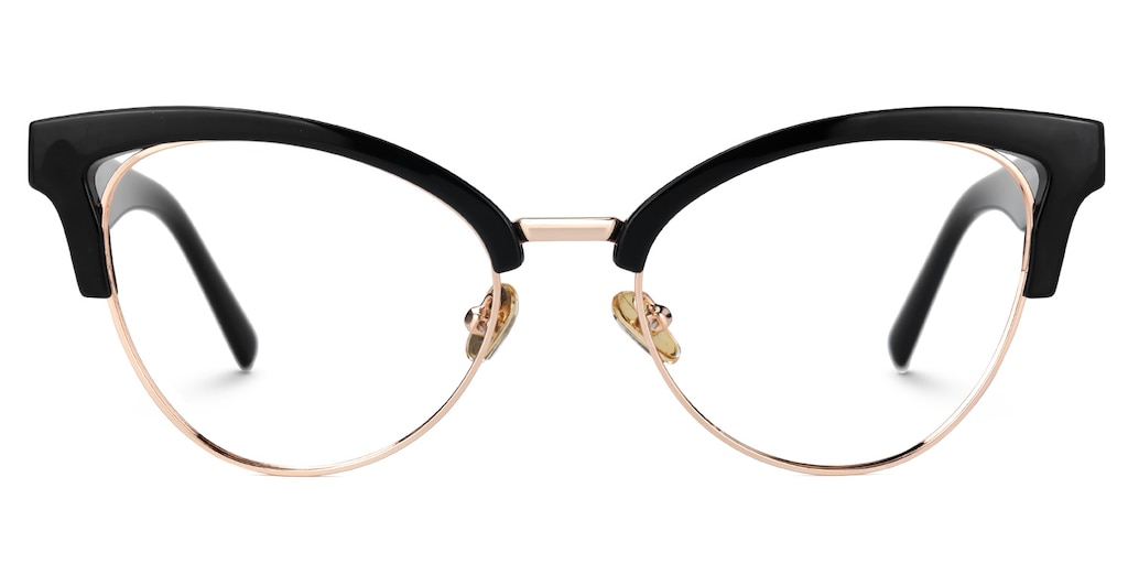Charlene Browline Black Glasses
