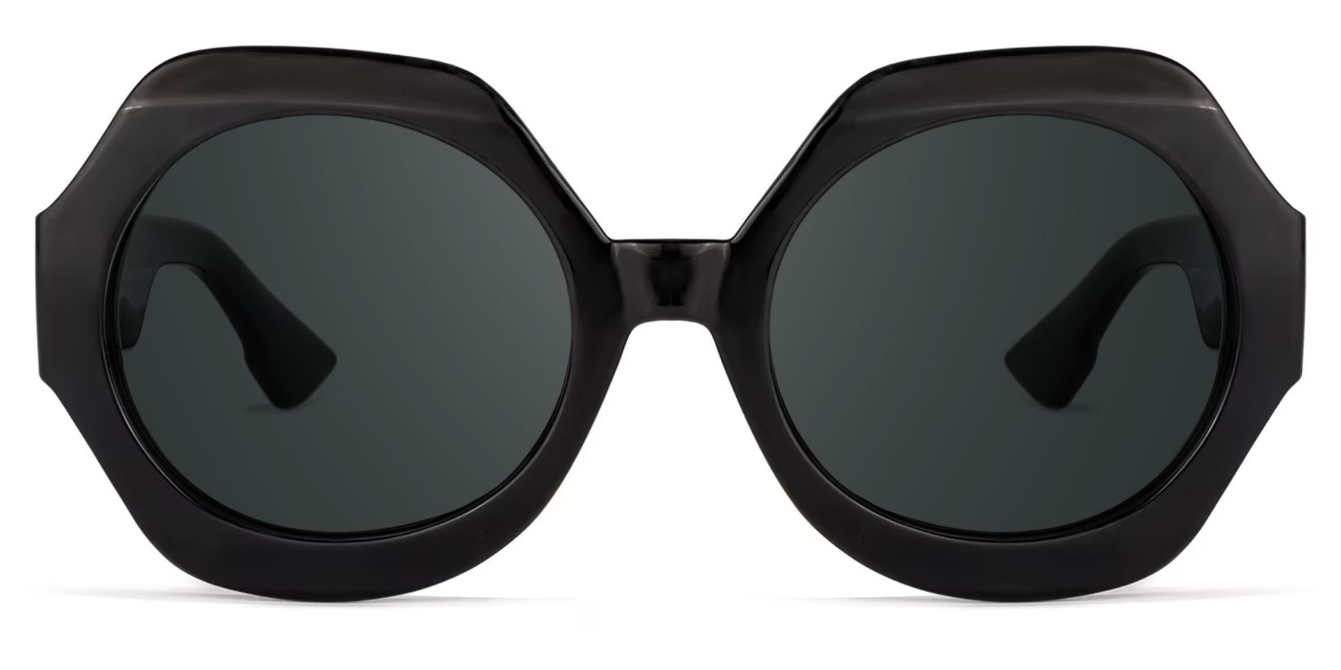 Geoffrey Geometric Black Sunglasses | Zeelool Glasses0