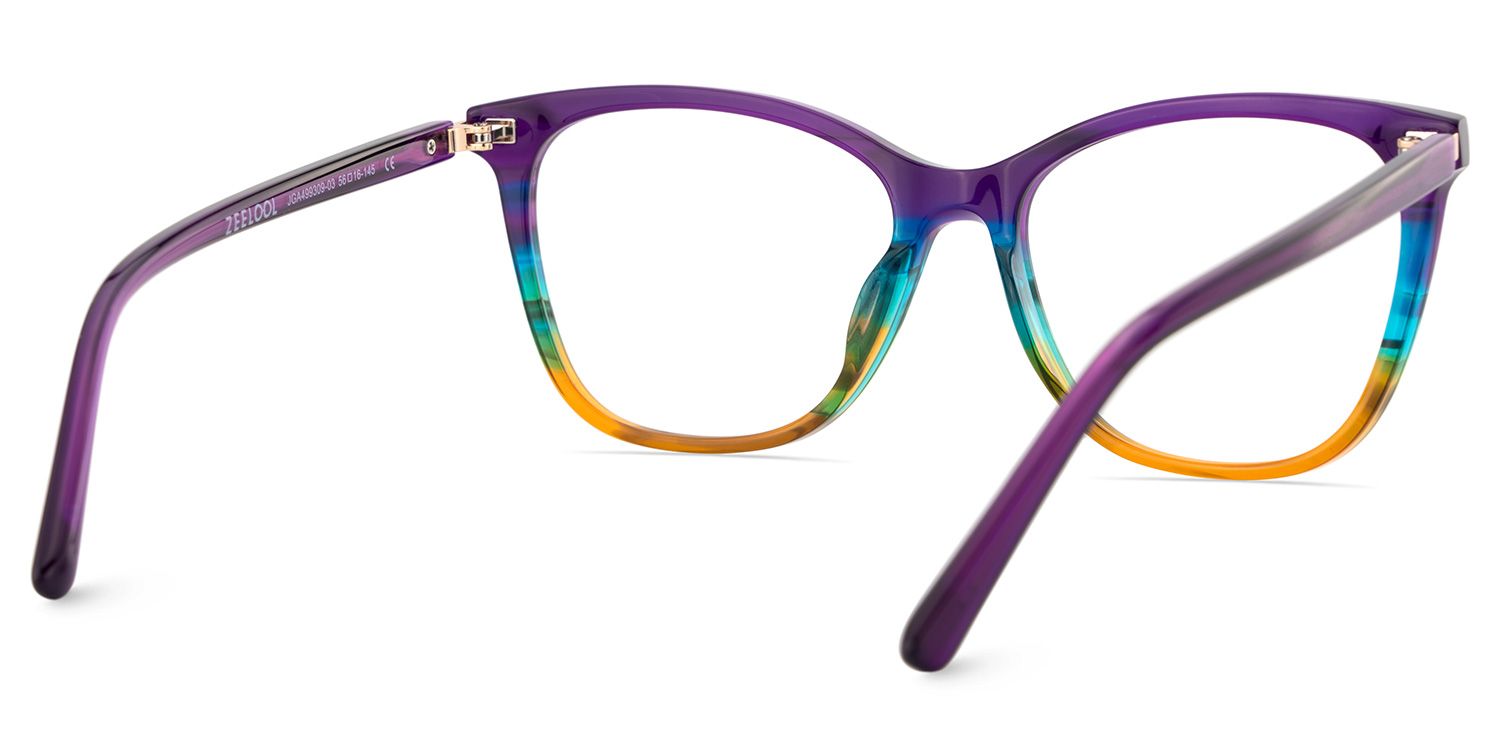 Gage Butterfly Colorful Color Frame Glasses for Women | Zeelool5
