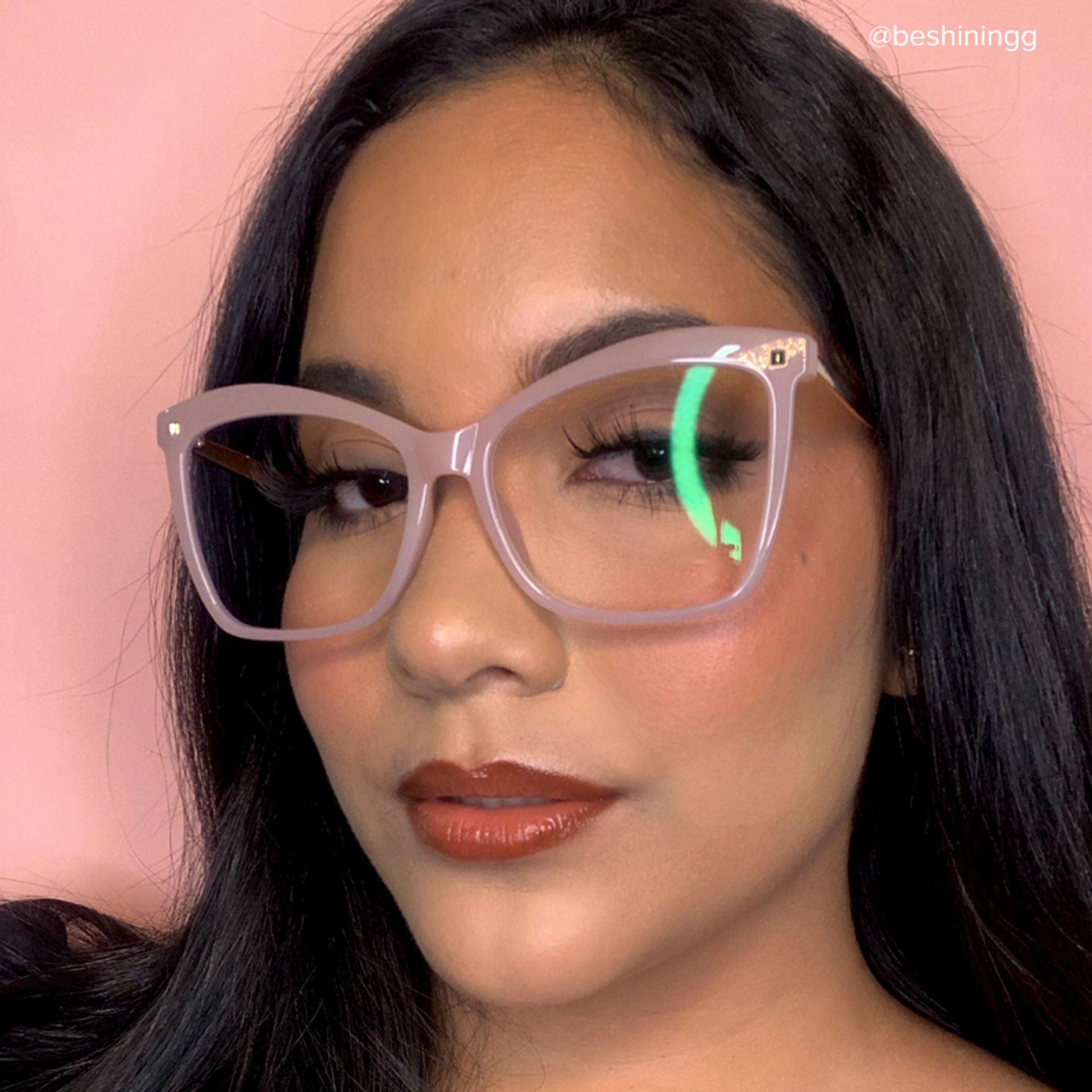 Isaebella Butterfly Light Purple Frame Glasses | Zeelool6