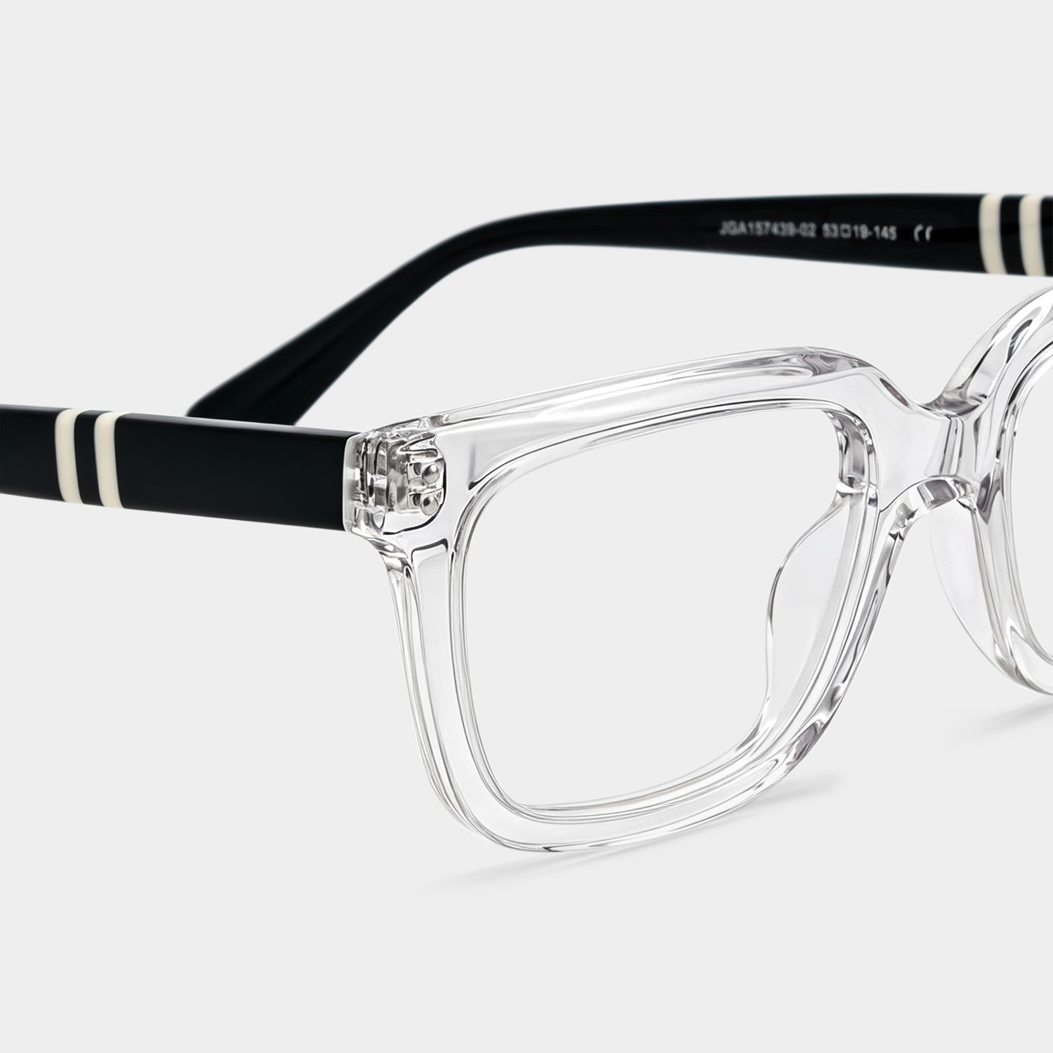 Shop Fern Clear Rectangle Eyeglasses for Men | ZEELOOL5