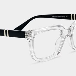 Fern Clear Rectangle Glasses5
