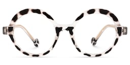 Shermier Round Two-Tone Glasses0