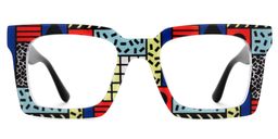 Kevin Square Multicolor Glasses0