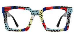 Kevin Square Multicolor Glasses0