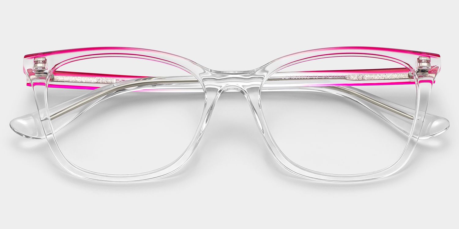 Margaret Cat Eye Clear Color Frame Glasses Online | ZEELOOL2