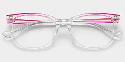 Margaret Clear Cat-eye Glasses2