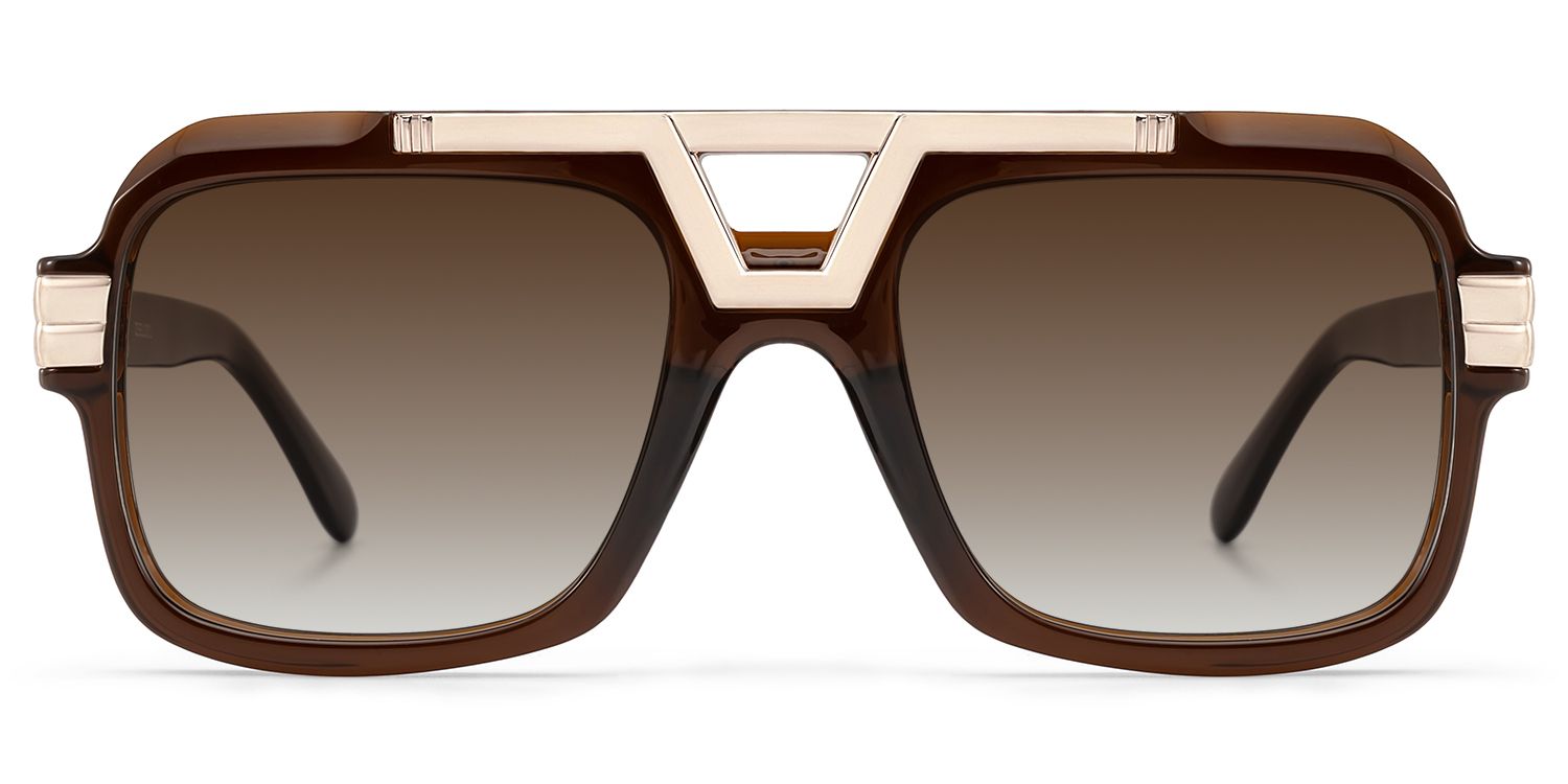 Croswell brown aviator glasses Online | ZEELOOL