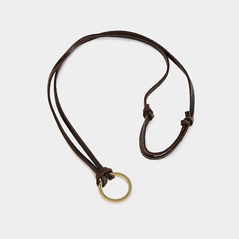 Adjustable Eyeglasses Leather Strap Alloy Ring good-img