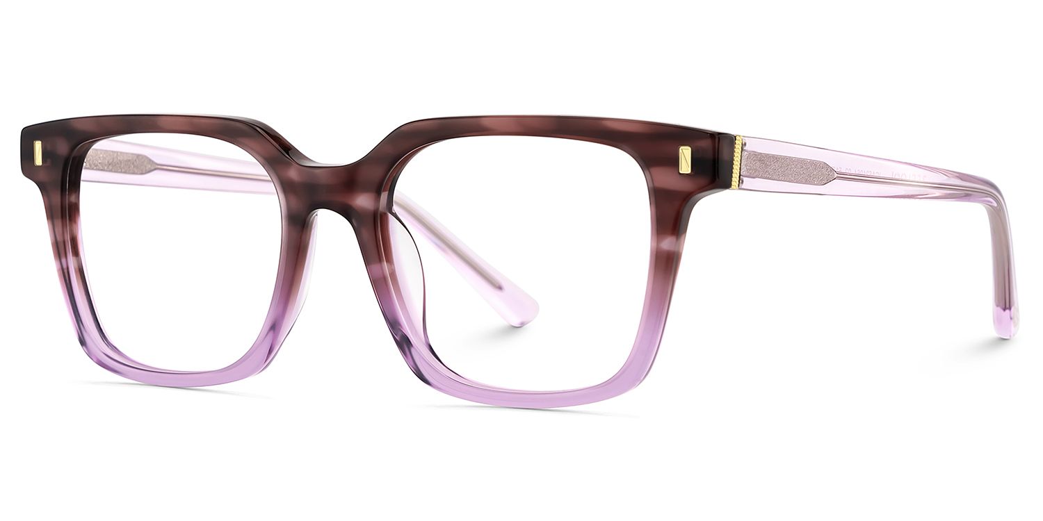 Pagel Purple Thin Frame Eyeglasses | Zeelool3