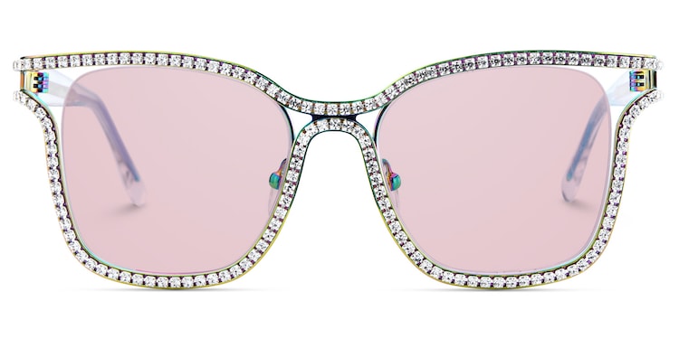 Shine Square Iridescent Sunglasses