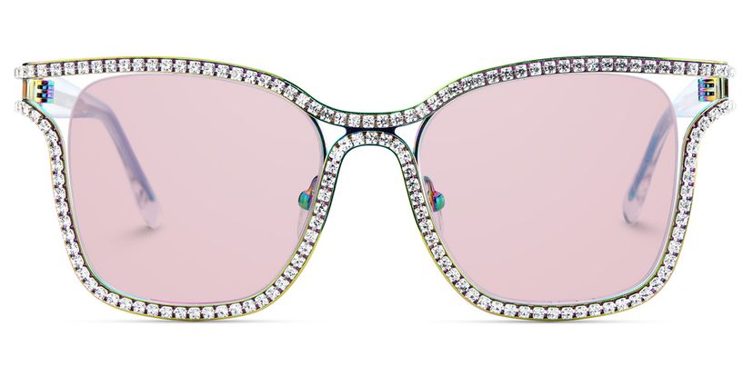 Shine Square Iridescent Sunglasses