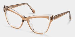 Saucie Cateye Brown Glasses3