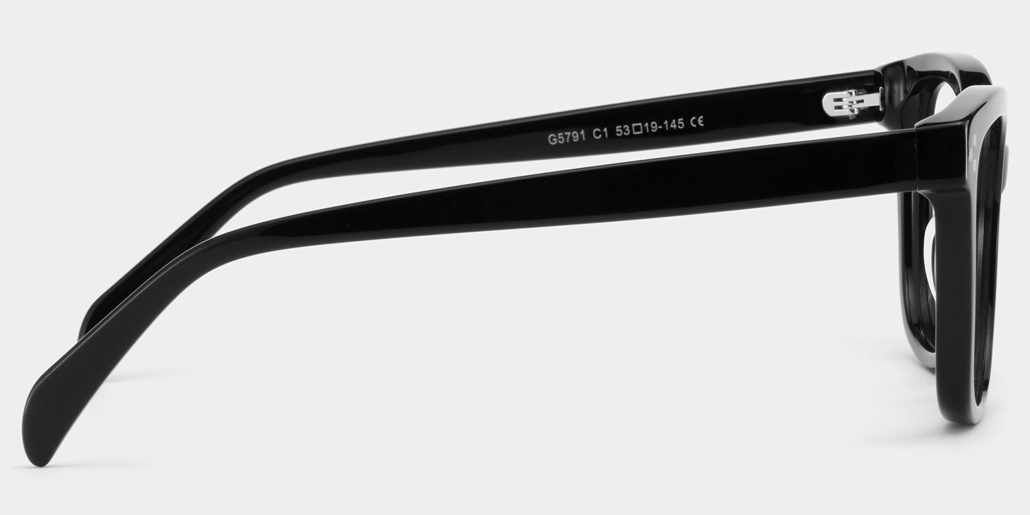 Scarlett Black Frame Glasses with Square Frame Online | ZEELOOL4