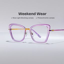 Rosalie Butterfly Purple Glasses0