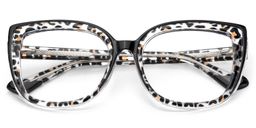 Fenn Cateye Black Tortoise Glasses1