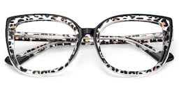 Fenn Cateye Black Tortoise Glasses1