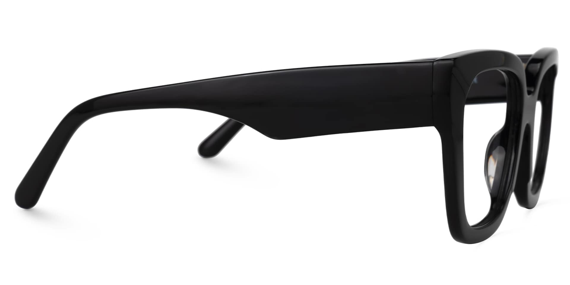 Rainna Square Black Glasses3