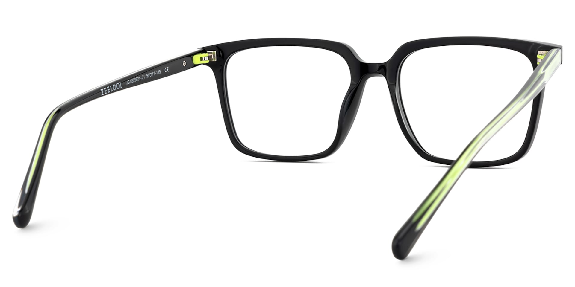 Delaine Acetate Black Frame Glasses with Rectangle Shape4