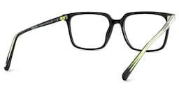 Delaine Rectangle Black Glasses4
