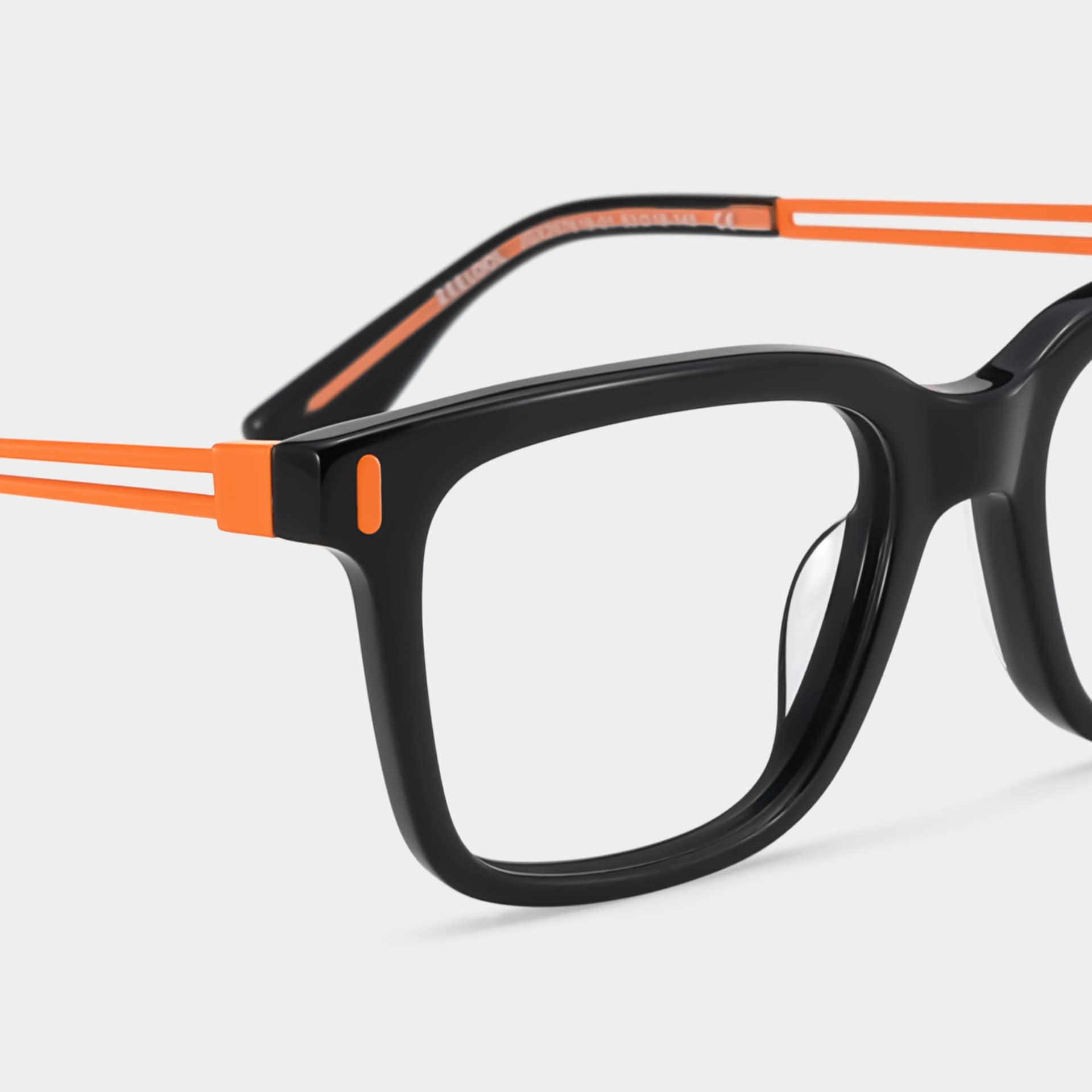 Axel Black Frame Glasses with Rectangle Frame Online | ZEELOOL6