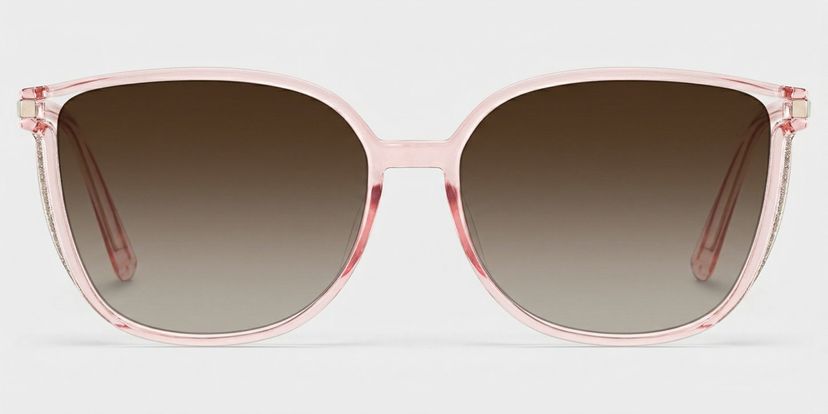 Rodz Square Flesh Pink Sunglasses