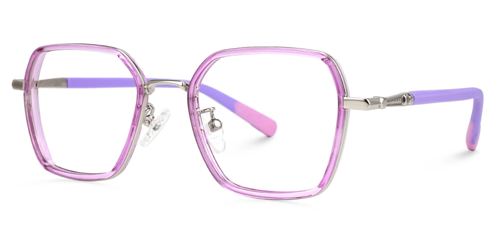 Kid geometric Piglet glasses with cute style -Zeelool2