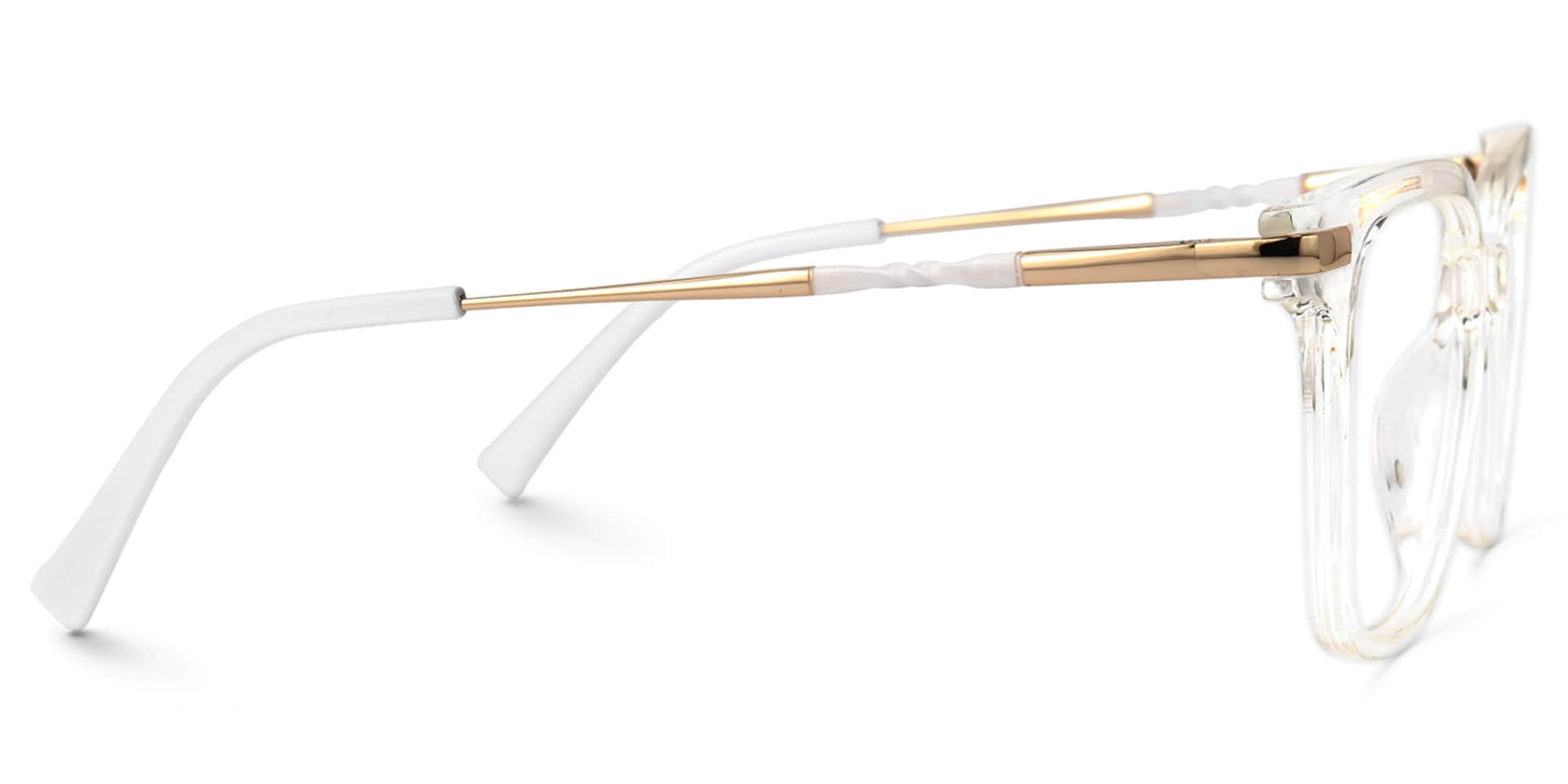 Jacqui Square Crystal Eyeglasses and Glasses Frames2